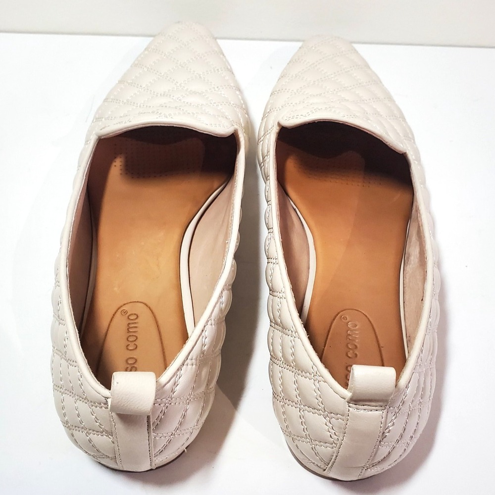 Corso Como Alanea Tapioca Quilted‎ Leather Loafers Flats Size US 10M - Picture 11 of 16